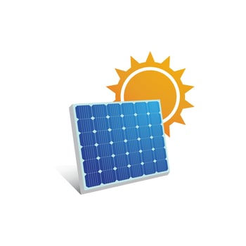 Solar Energy vector icon illustration