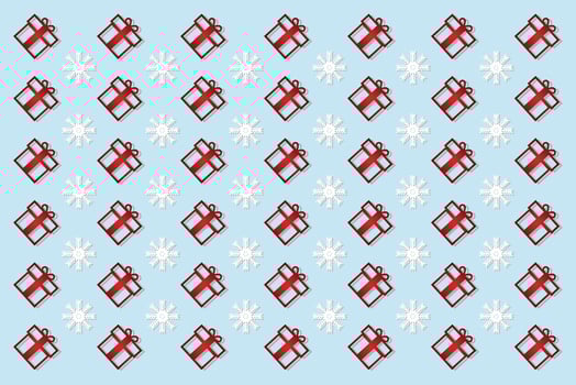 Winter seamless pattern with christmas trees, spruce woods on white background. Surface design for wrapping, giftwrap, textile, fabric, paperand scrapbook wallpaper vector