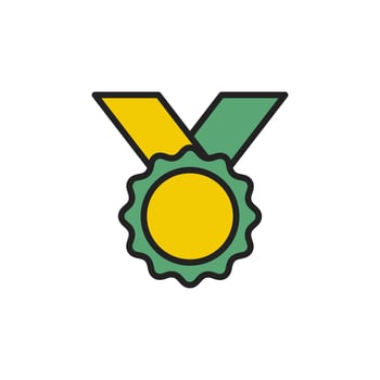 Victory Appreciation Medal Icon Symbol vector