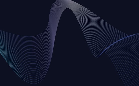 Wave with shadow. Abstract Blue Gradient lines on a background vector