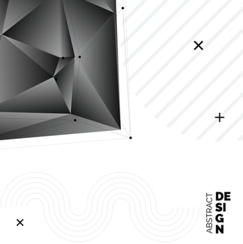 Abstract digital background with cybernetic particles vector