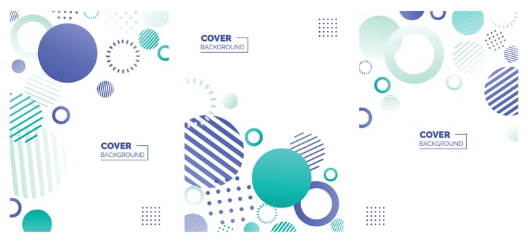 Modern abstract covers set. minimal covers design. Colorful geometric background. vector illustration.