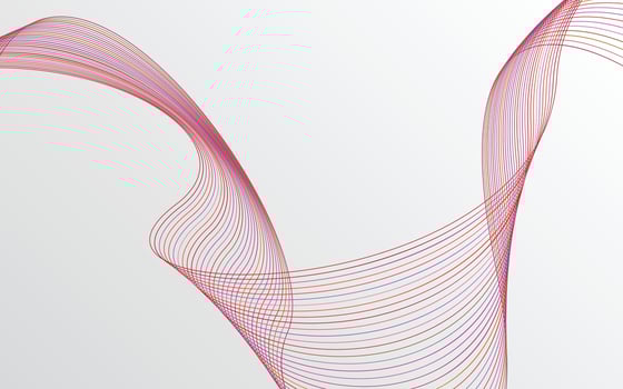 Stylish Red wavy lines abstract background design vector