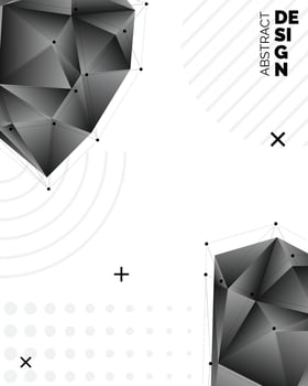 Abstract colorful geometric isometric background. can be used for wallpaper. template. poster. backdrop. book cover. brochure. leaflet. flyer. vector illustration