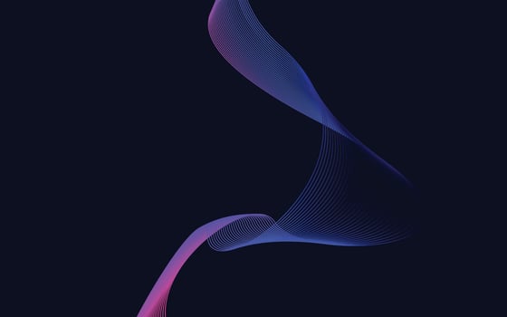 Colorful shiny wave with lines. Curved wavy line. smooth stripe. Design element vector