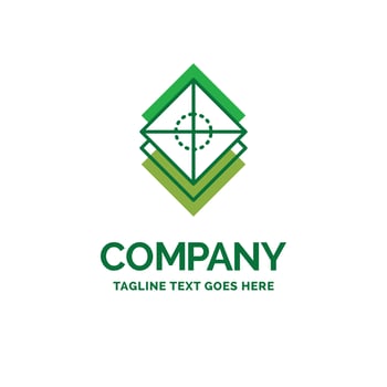 Arrange. design. layers. stack. layer Flat Business Logo template. Creative Green Brand Name Design. vector