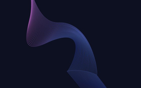 Stylish blue wavy lines abstract background design vector