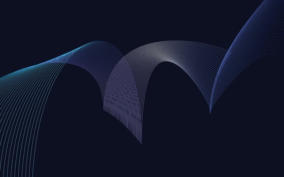 Abstract Blue Gradient Color technology Line wave background vector