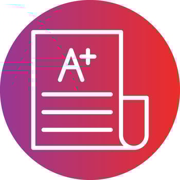 Exam Result Icon Style vector