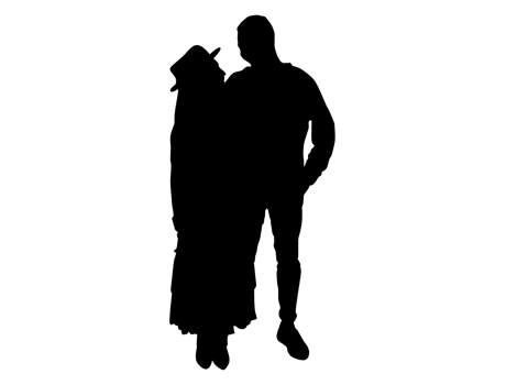 Wedding Bride Couple Silhouette png