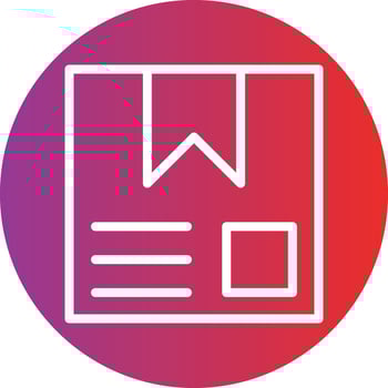 Delivery Box Icon Style vector
