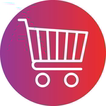 Shopping Cart Icon Style vector