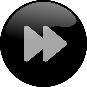 Forward icon for media player button interface. Video and audio player navigations symbol in black color. png
