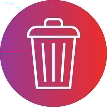 Trash Icon Style vector