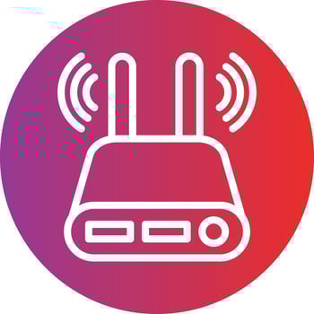 Modem Icon Style vector