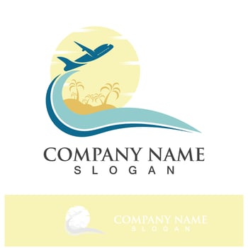 travel and holiday logo icon vector