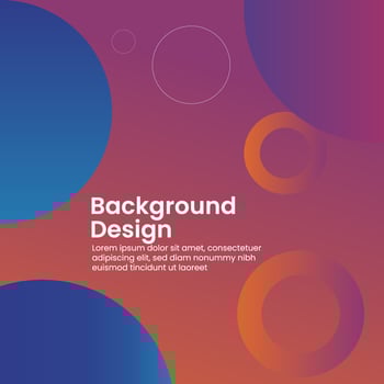 abstract background gradient social media post template vector