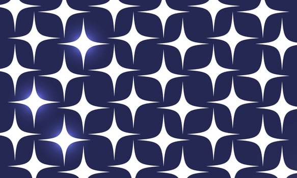 Vector background - stars on a dark blue background