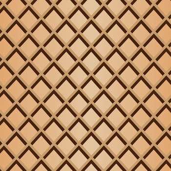 Waffle background vector illustration