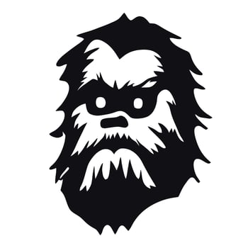 Sasquatch Bigfoot Illustration vector