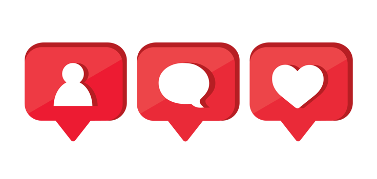 red social icon, like icon png
