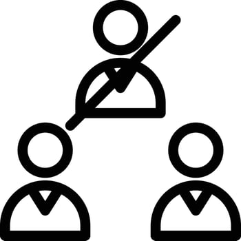 cancel vector illustration on a background.Premium quality symbols.vector icons for concept and graphic design.