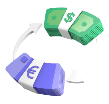 money exchange 3d icon png