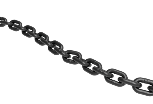 3d render realistic chain png