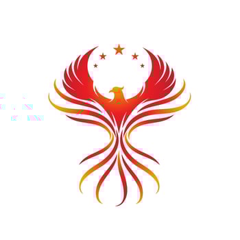Phoenix vector icon illustration