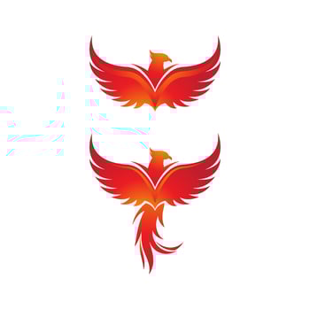 Phoenix vector icon illustration