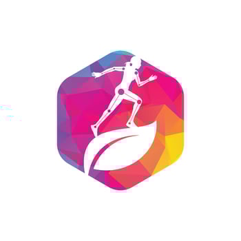 Nature Physiotherapy logo icon vector. Physiotherapy treatment concept vector design. Orthopedic and Physiotherapy clinic vector design.