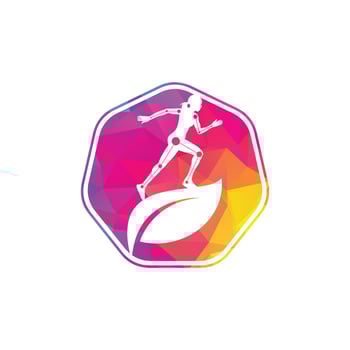 Nature Physiotherapy logo icon vector. Physiotherapy treatment concept vector design. Orthopedic and Physiotherapy clinic vector design.