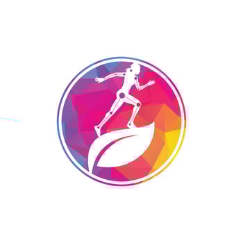 Nature Physiotherapy logo icon vector. Physiotherapy treatment concept vector design. Orthopedic and Physiotherapy clinic vector design.