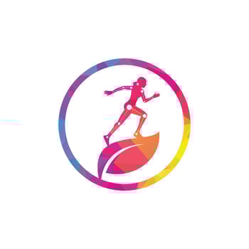 Nature Physiotherapy logo icon vector. Physiotherapy treatment concept vector design. Orthopedic and Physiotherapy clinic vector design.