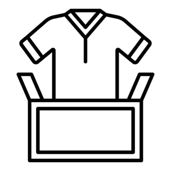 Clothes Donation Icon Style vector