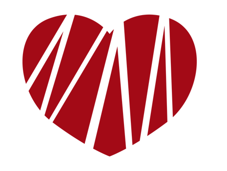 Valentine Love icon with zig zag cut theme png