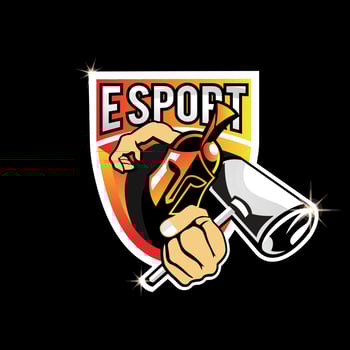 Gaming logo design vector