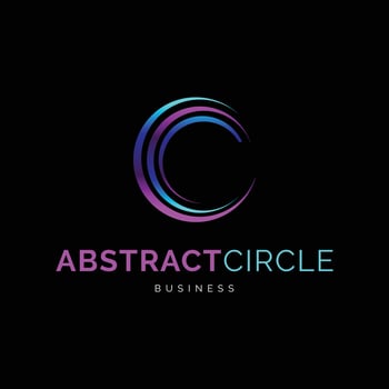 Abstract Circle Icon Logo Design Template vector