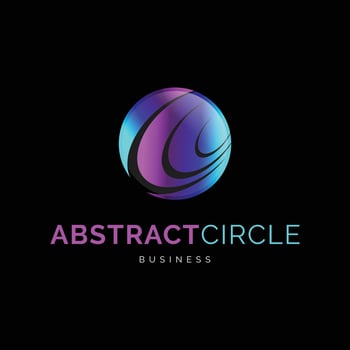 Abstract Circle Icon Logo Design Template vector