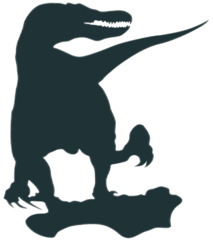Animal - Dinosaur Silhouette png