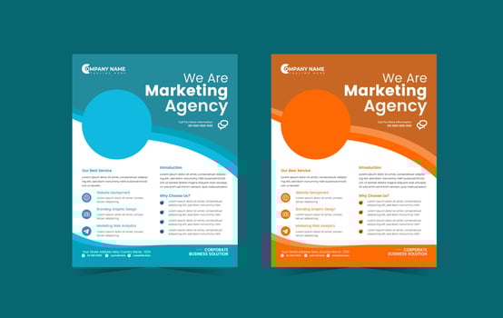 BUSINESS FLYER DESIGN vector