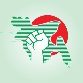 Bangladesh Map Vector, BD Map, 16 December vector