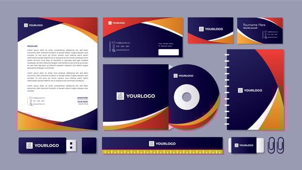 Business Stationery Kit vector