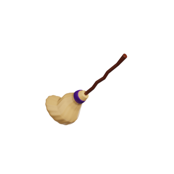 3d Halloween Broomstick png