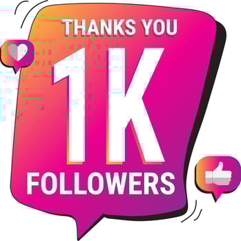 Set number Thank you followers design.Thank you congratulatory cards. Vector illustration for Social Networks. Web users or bloggers celebrate a large number of followers. Eps10 Vector