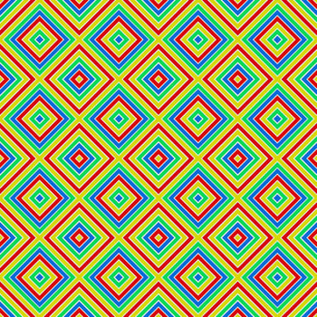 Hand drawn vector, seamless pattern with symmetric geometric ornament,  fabric pattern, tile pattern, vector