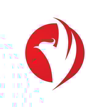 Phoenix Vector Icon Illustration
