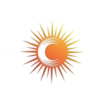 Sun Vector illustration Icon
