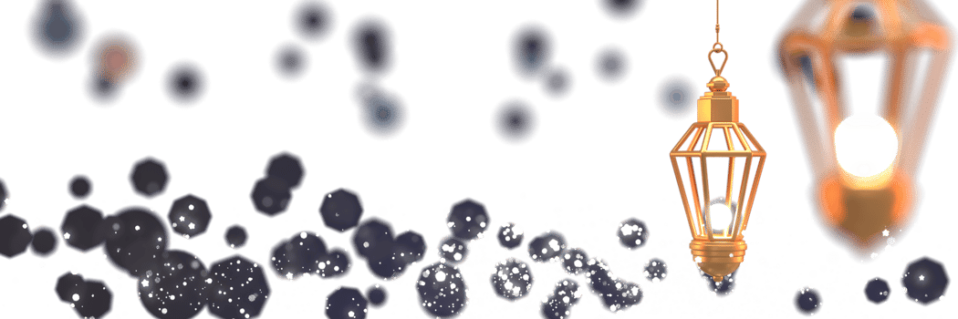 Ramadan Kareem Greeting elements background Islamic with decorative. png