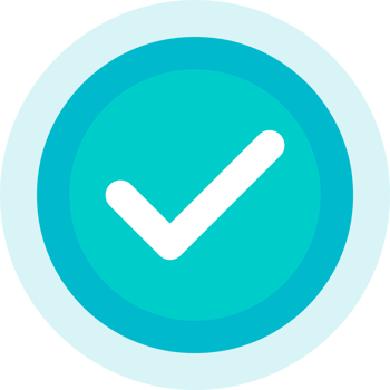 Check mark icon in flat syle. Checkmark signs illustration. png